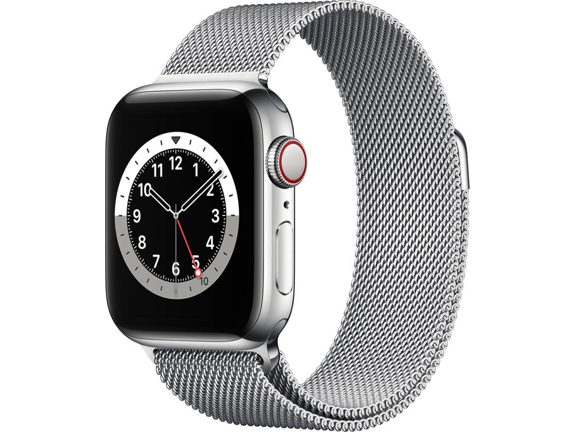 APPLE Watch Series 6 GPS+Cellular 40mm Acero plata, milanese