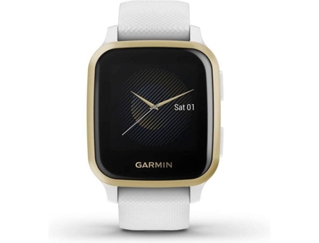 Reloj Deportivo GARMIN Venu SQ (Bluetooth - Hasta 6 días de autonomía - Blanco)