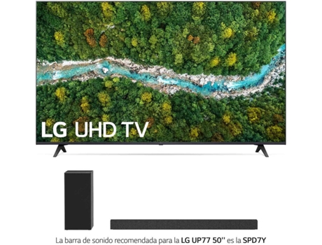 TV LG 50UP77006LB (LED - 50'' 127 cm - 4K Ultra HD - Smart TV)