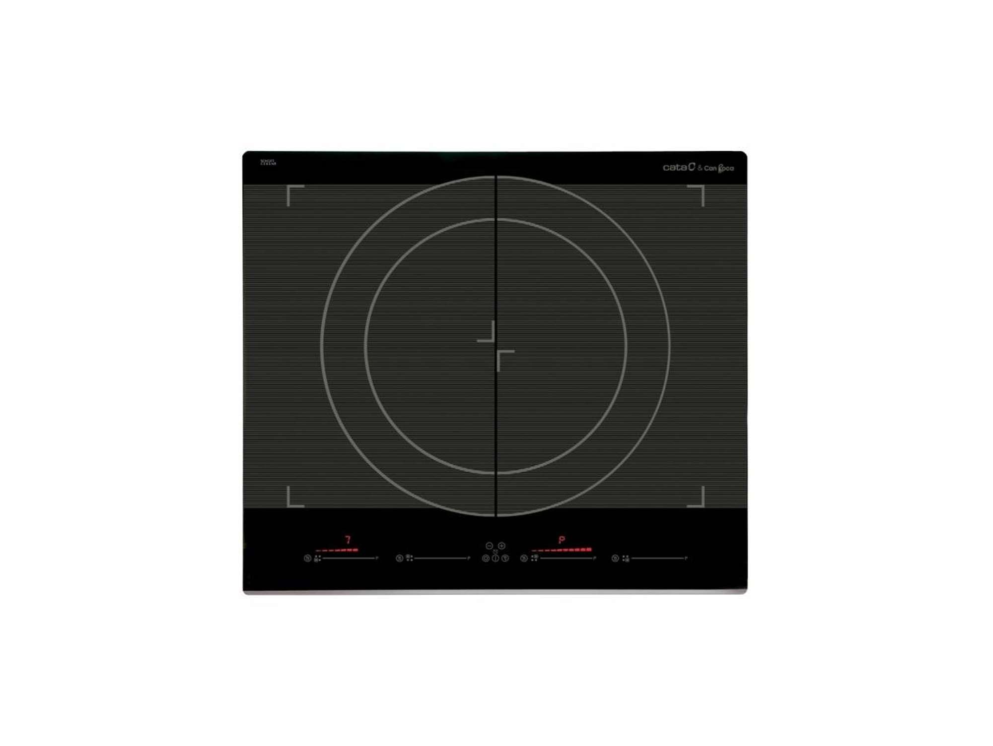 Placa de Inducción CATA GIGA 600 BK (Eléctrica - 59 cm - Negro)