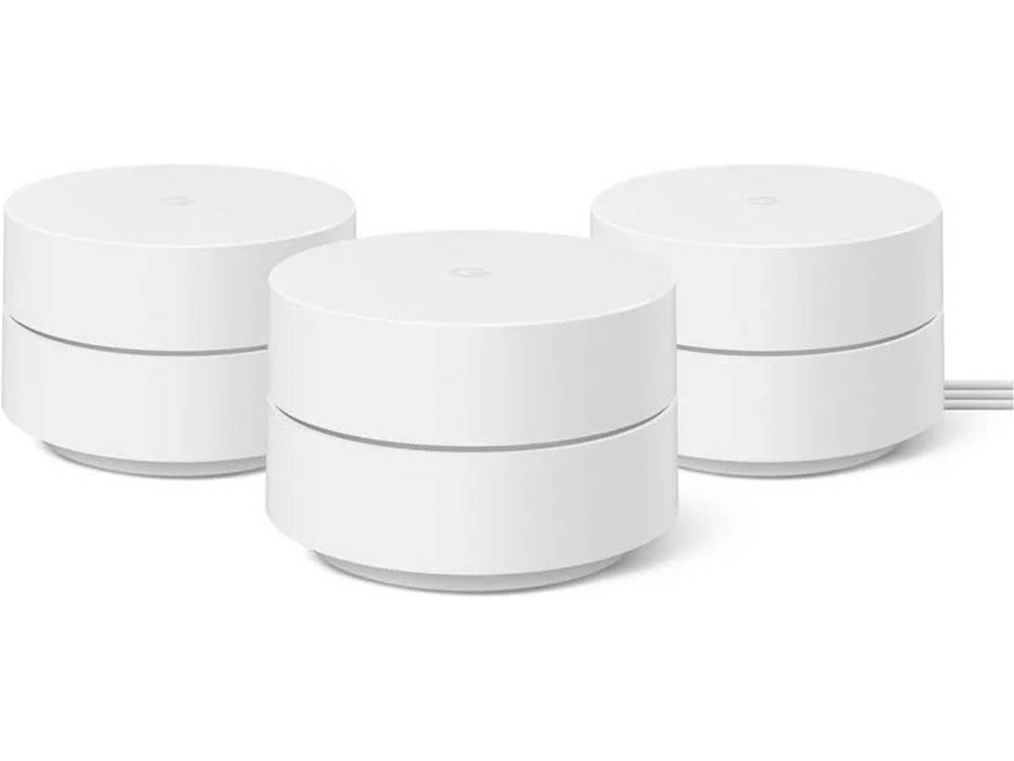 Sistema Mesh GOOGLE Nest Wi-Fi 2021 (AC1200 - Pack 3)
