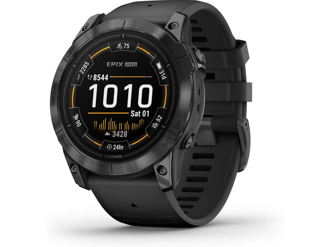 Smartwatch GARMIN Epix Pro 2ª geração (51'' - Bluetooth e Wi-Fi - Hasta 31 días de autonomía - Negro)