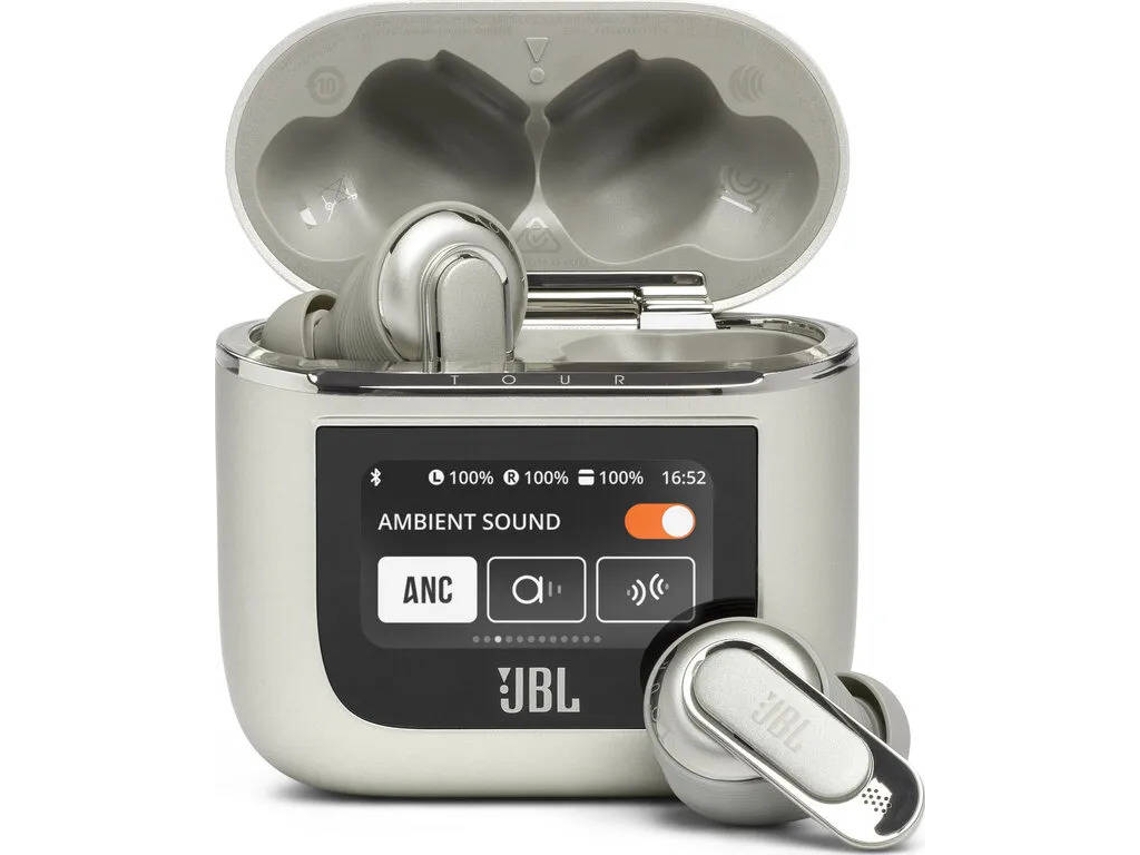 Auriculares Bluetooth True Wireless JBL Tour Pro 2 (In Ear - Micrófono - Cancelación de Ruido)