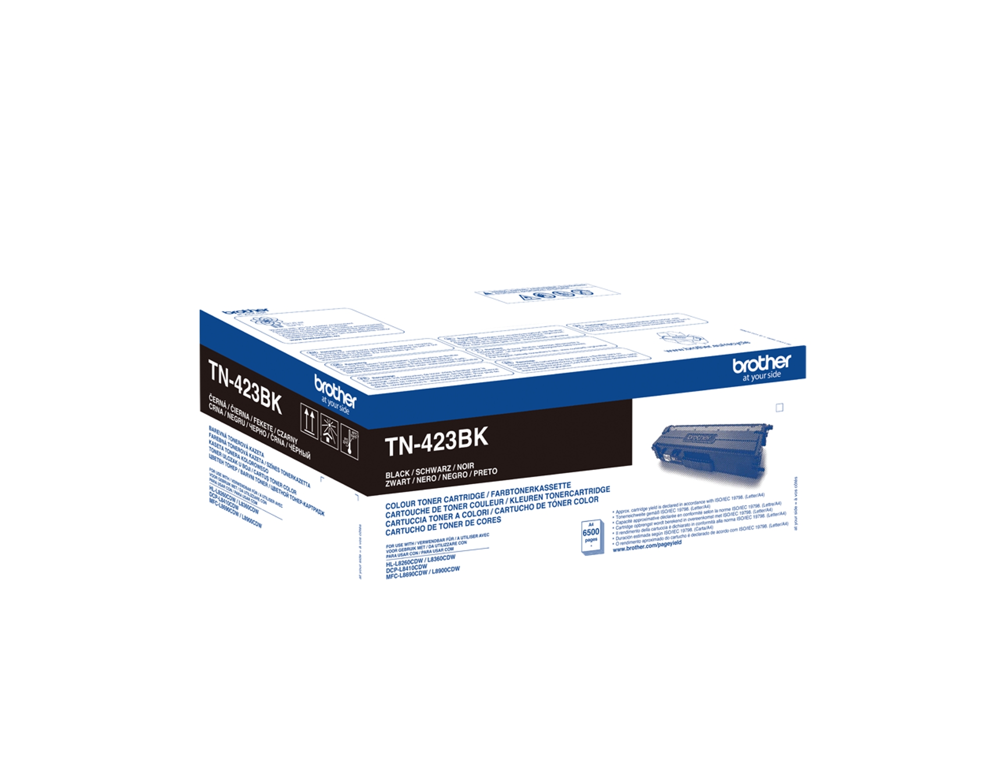 Cartucho de Tóner Original BROTHER TN423BK Negro