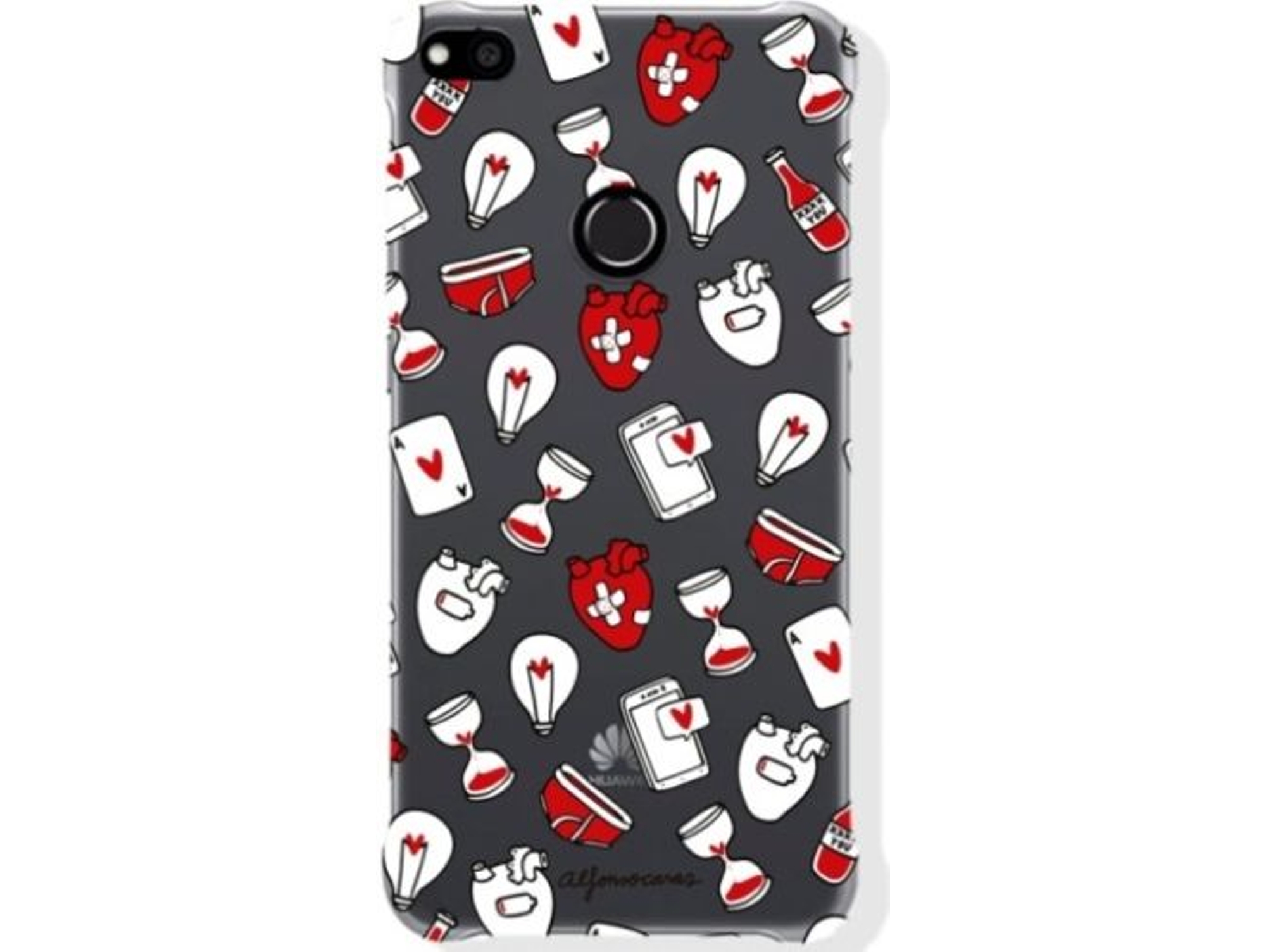 Carcasa Huawei P8 Lite 2017 ALFONSO CASAS Pattern Gris