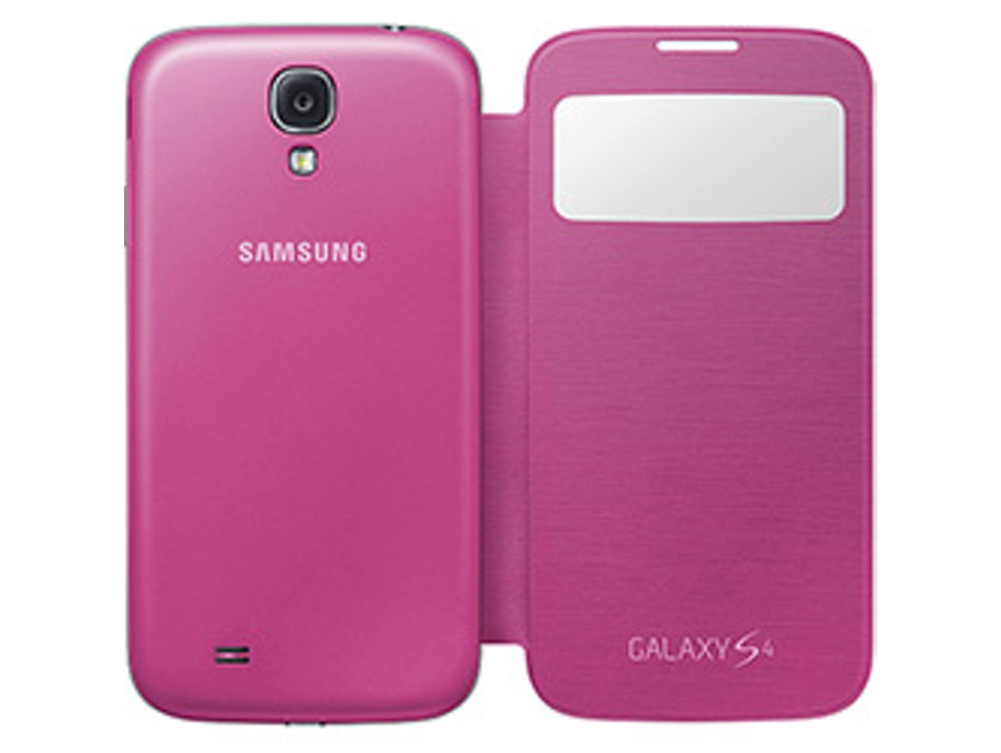 Funda SAMSUNG Galaxy S4 S-View Rosa