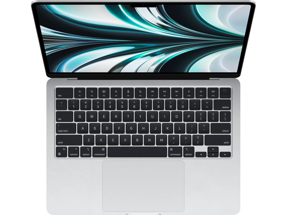MacBook Air APPLE Plata (13'' - Apple M2 8-Core - RAM: 16 GB - 256