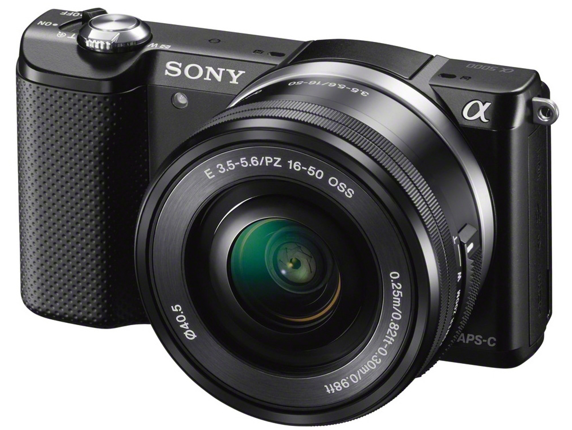 Cámara Mirrorless SONY ILCE5000 +16-50MM (Negro - 20.1 MP - Sensor: APS-H - ISO: 100 a 16 000)
