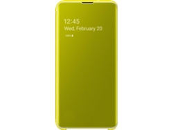 Funda SAMSUNG Galaxy S10E Clear View Amarillo