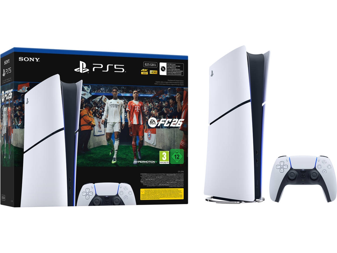 Bundle Consola PlayStation 5 Digital EA Sports FC 26 (825 GB)