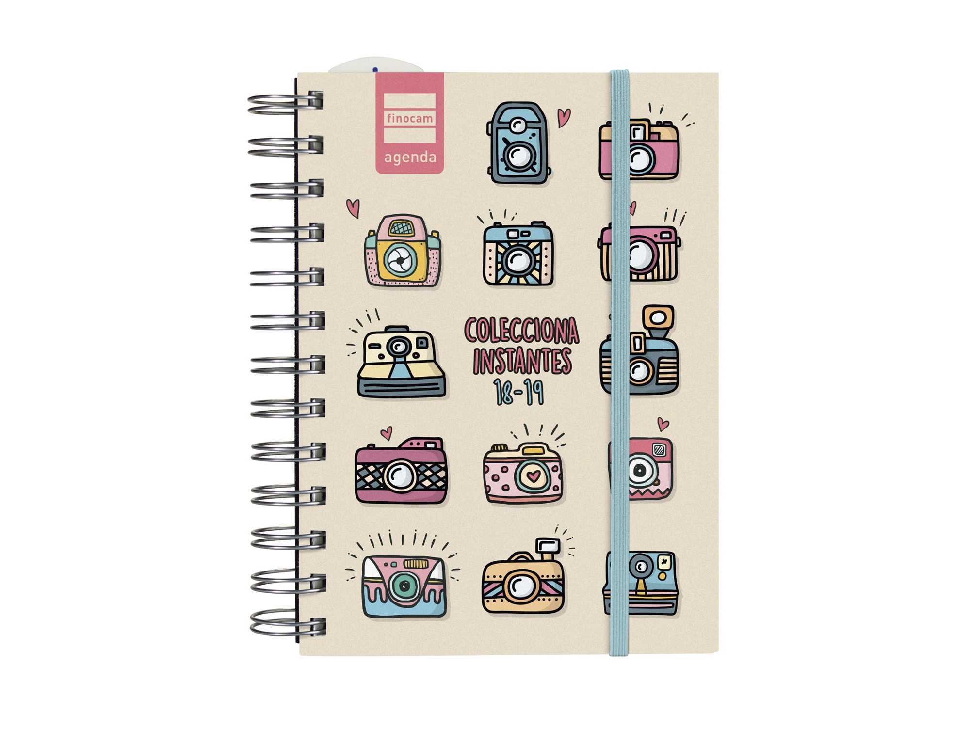 Agenda FINOCAM Mini Institut Cámaras 2018/2019 (16.9 x 13.5 x 2.4 cm - Vista: Diária)