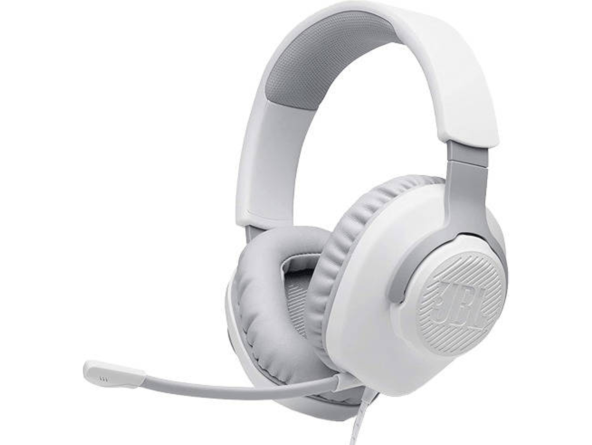 Auriculares Gaming Con Cable JBL QUANTUM100WHT (Over Ear - Multiplataforma - Blanco)