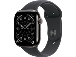  APPLE Watch Series 11 GPS + Cellular 46 mm Titanio Pizarra con Correa Deportiva Negro (Tamaño S/M)