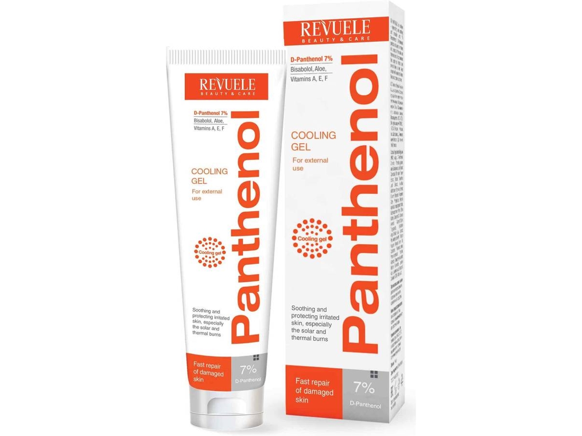 Gel para Quemaduras Solares REVUELE Panthenol Cooling Gel (75 ml)