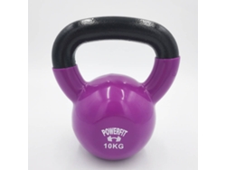 Kettlebell POWERFIT Vinyl Dipping Morado (10 Kg)