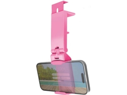 Soporte ajustable para coche SBS Pantallas de hasta 90 mm (rotación de 360º - Rosa)