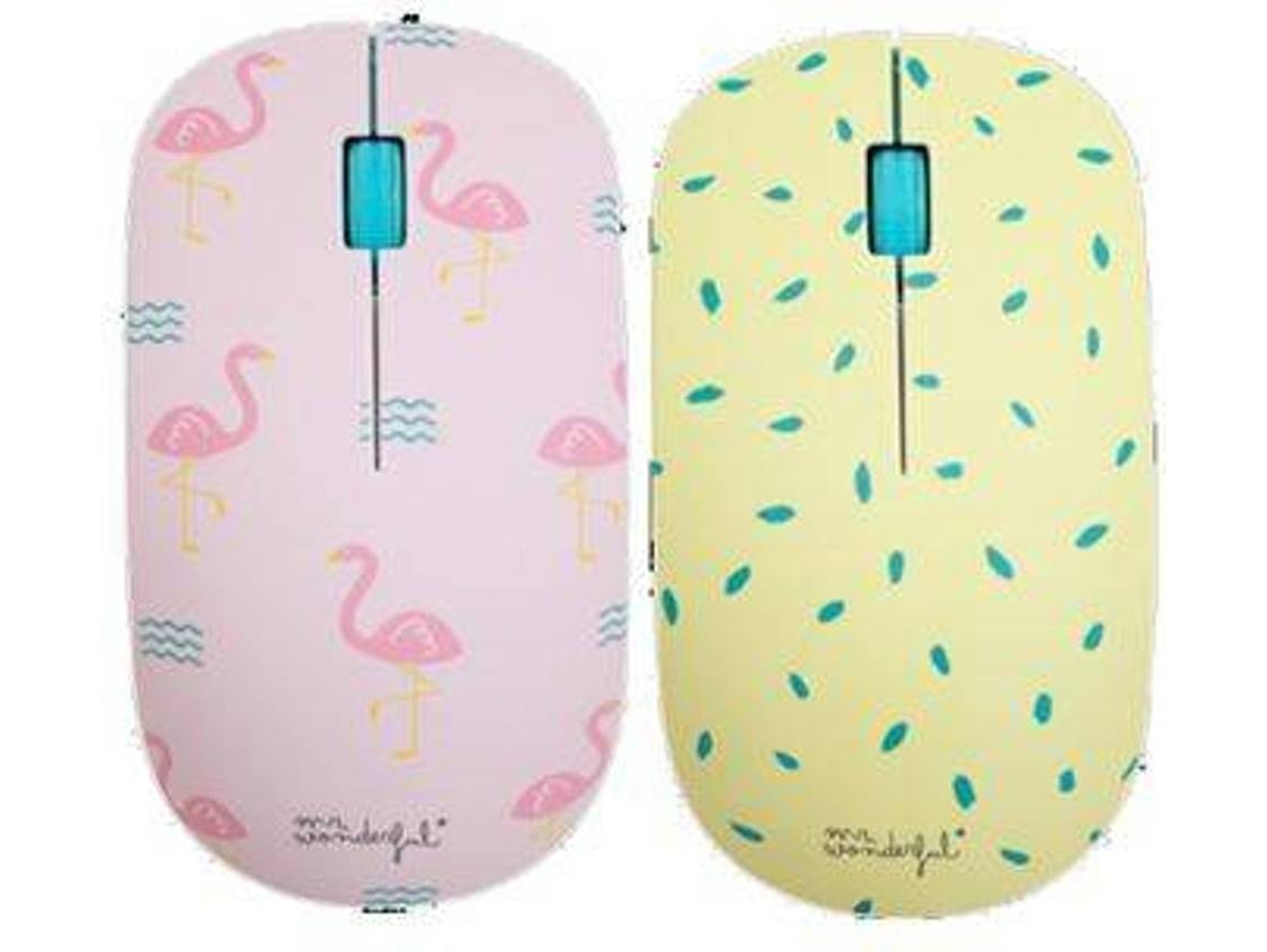 Ratón MR. WONDERFUL Flamingos (Inalámbrico - Casual - 1000 dpi - Estampado)