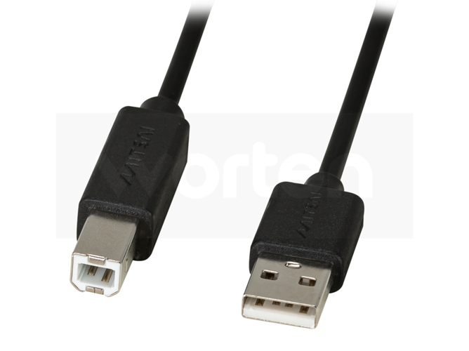 Cable MITSAI (USB 2.0 - USB B - 3m - Negro)