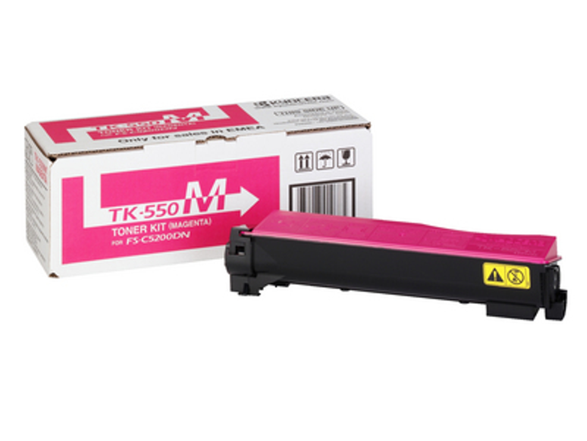 Cartucho de tóner Original KYOCERA TK-550M 6000 Pág Magenta  para FS-C5200DN