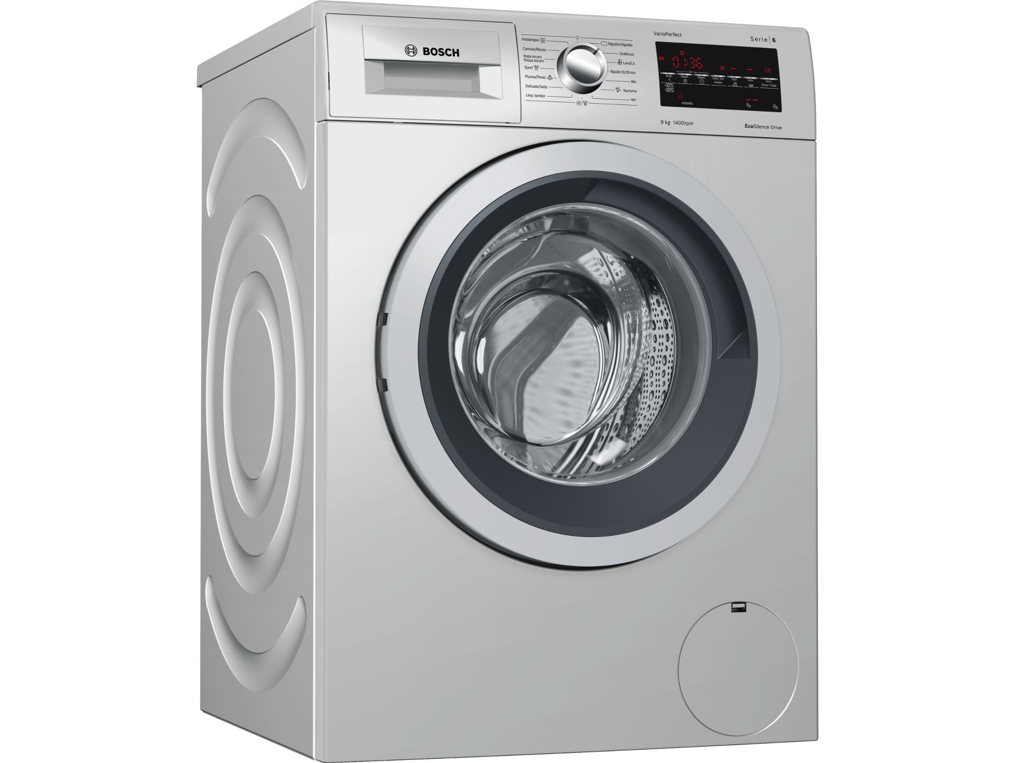 Lavadora BOSCH WAT2846XES (9 kg - 1400 rpm - Blanco)