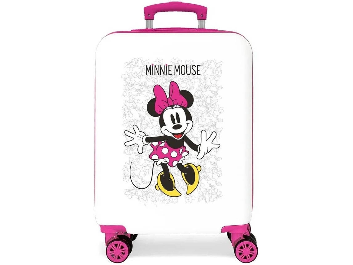 Maleta de Cabina DISNEY Minnie Enjoy The Day-W Blanco (39x58x20cm - 35L)