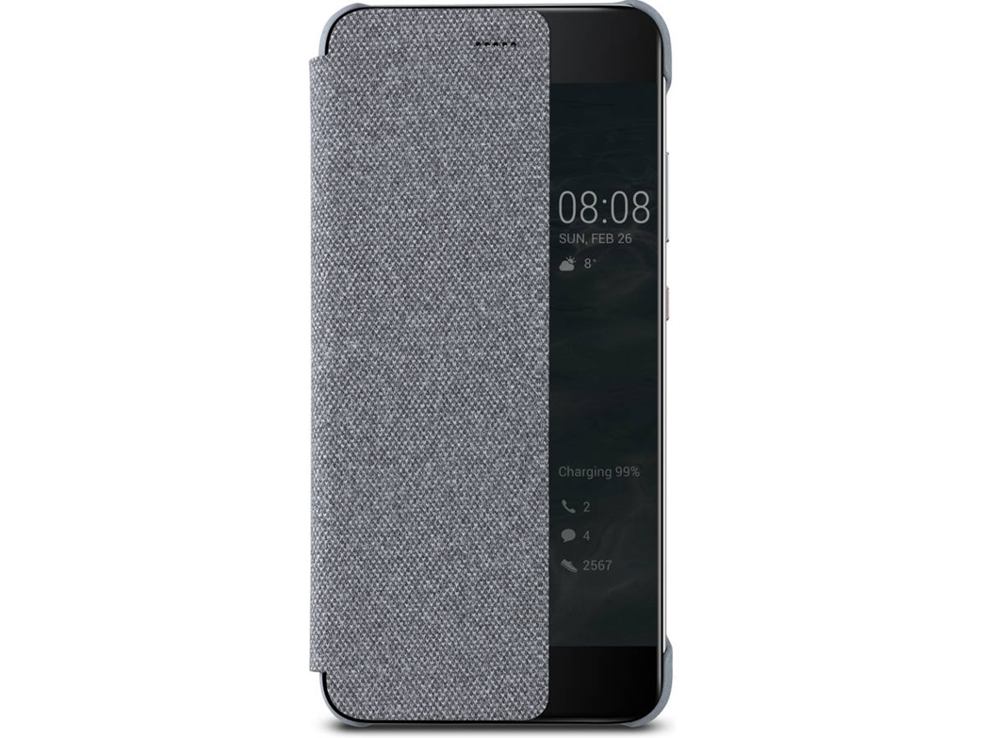 Funda HUAWEI P10 S-View Gris