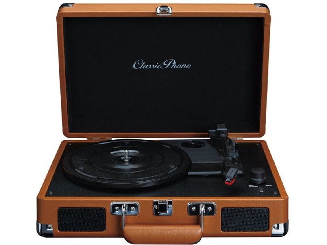 Tocadiscos LENCO TT-10 Marón (Manual  - Correa - 33 1/3 - 45 - 78 rpm)