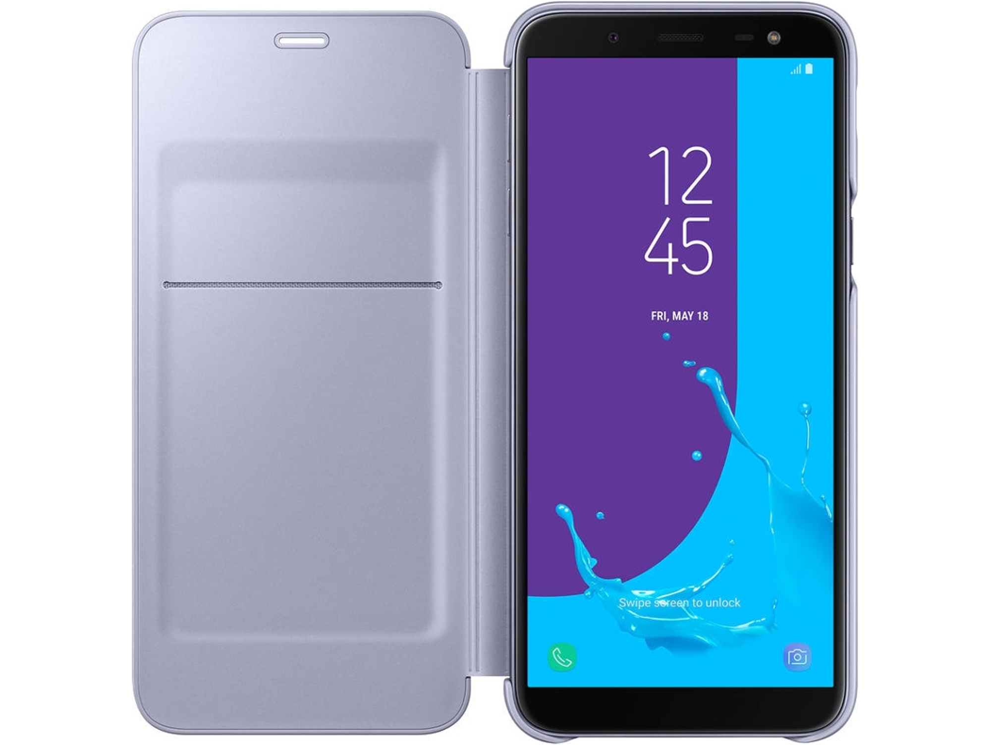 Funda SAMSUNG Galaxy J6 Flip Wallet Azul