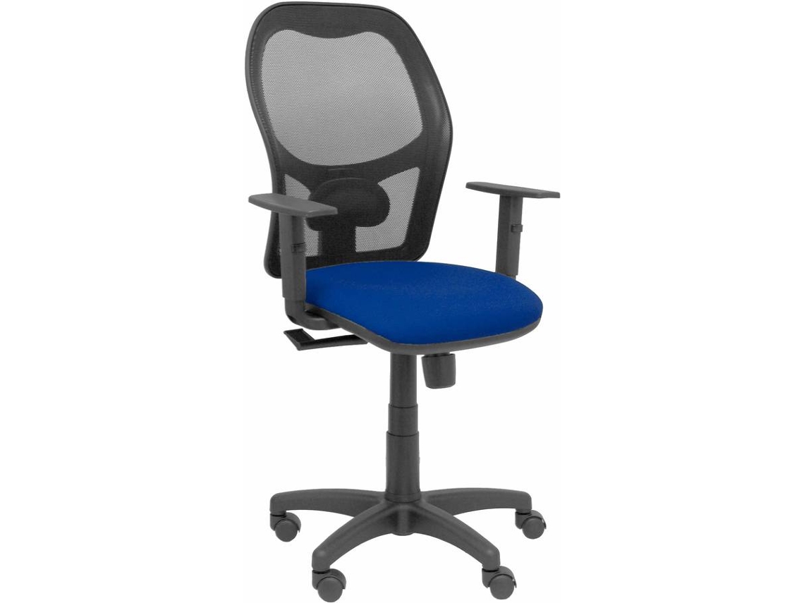 Silla Operativa PYC  Alocén Azul (Brazos Ajustables - Malla)