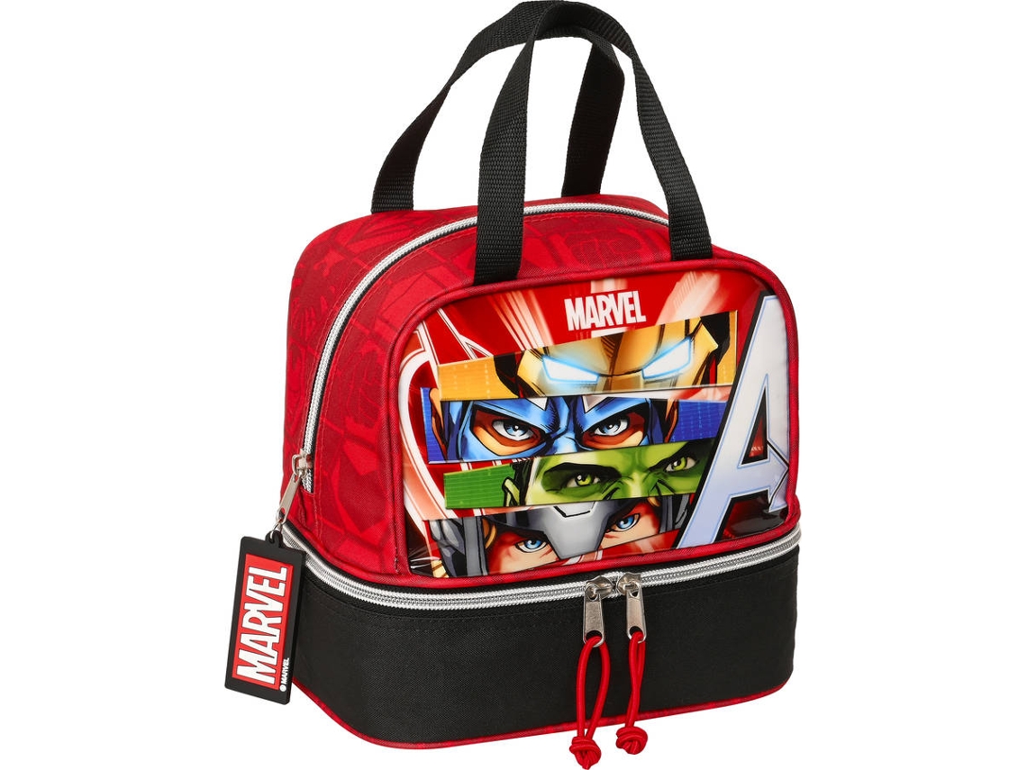 Fiambrera AVENGERS (20 x 20 x 15 - Rojo)