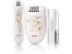 Depiladora PHILIPS Hp6540/00 + Pack (Caja Abierta - Arranque - Multizonas - Corriente)