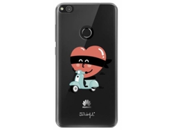 Carcasa Huawei P8 Lite 2017 MR. WONDERFUL Vespa Rojo