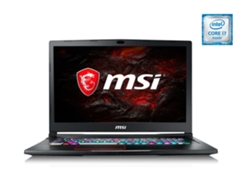 Portátil Gaming MSI GE73 7RD-021XES Raider (Intel Core i7-7700HQ - NVIDIA GeForce GTX 1050 Ti - RAM: 16 GB - 1 TB HDD + 256 GB SSD - 17.3'')