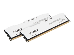 Memoria RAM DDR3 HYPERX Fury (2 x 4 GB - 1866 MHz - CL 10 - Blanco)