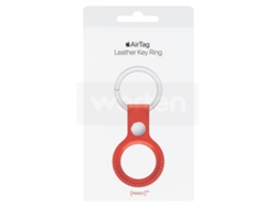 Llavero de piel para el AirTag APPLE Rojo