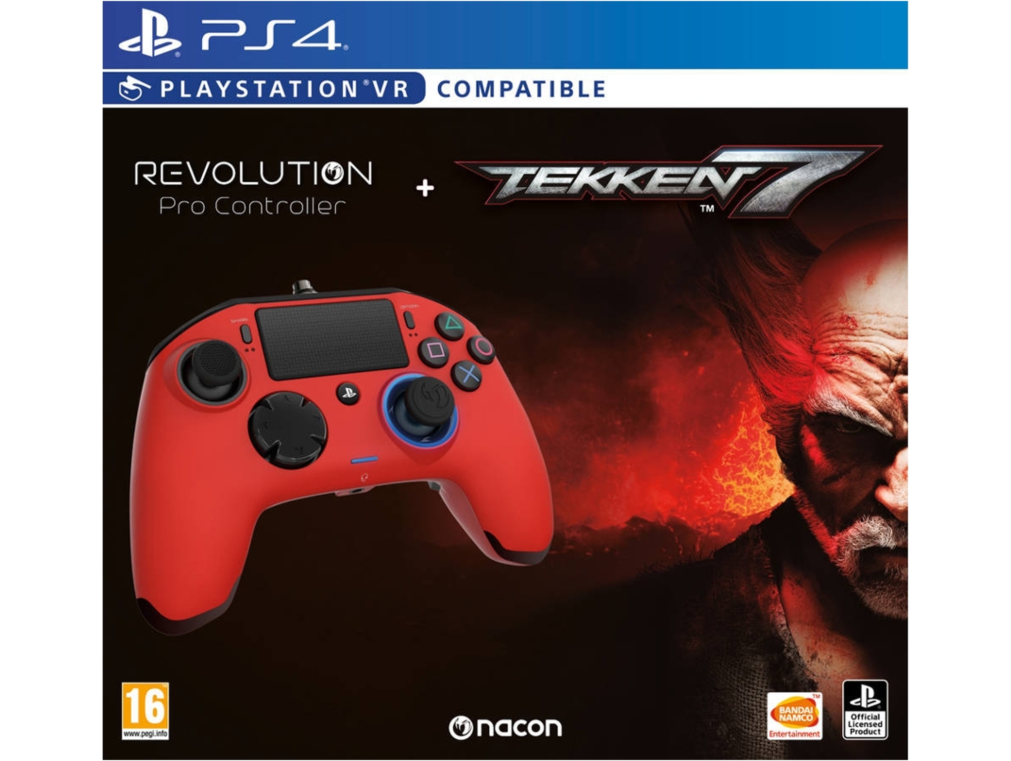 Juego PS4 Tekken 7 + Mando Nacon Revolution