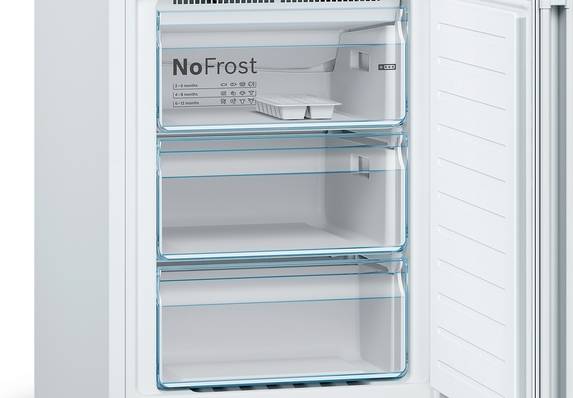 Frigorífico Combi BOSCH KGN39VWEA (No Frost - 203 cm - 368 L - Blanco)