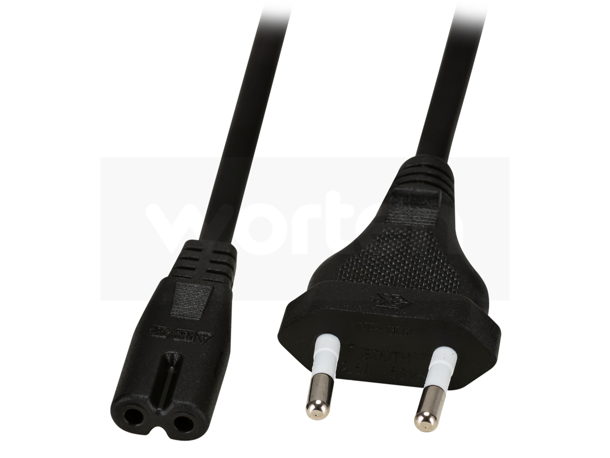 Cable de Alimentación MITSAI (C7 - 1.8m - Negro)