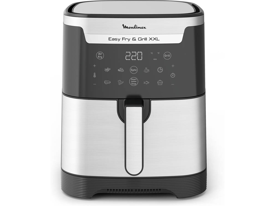 Freidora de Aire MOULINEX Easy Fry Grill XXL EZ801D10 (6.5 L - 1.5 kg - Negro)