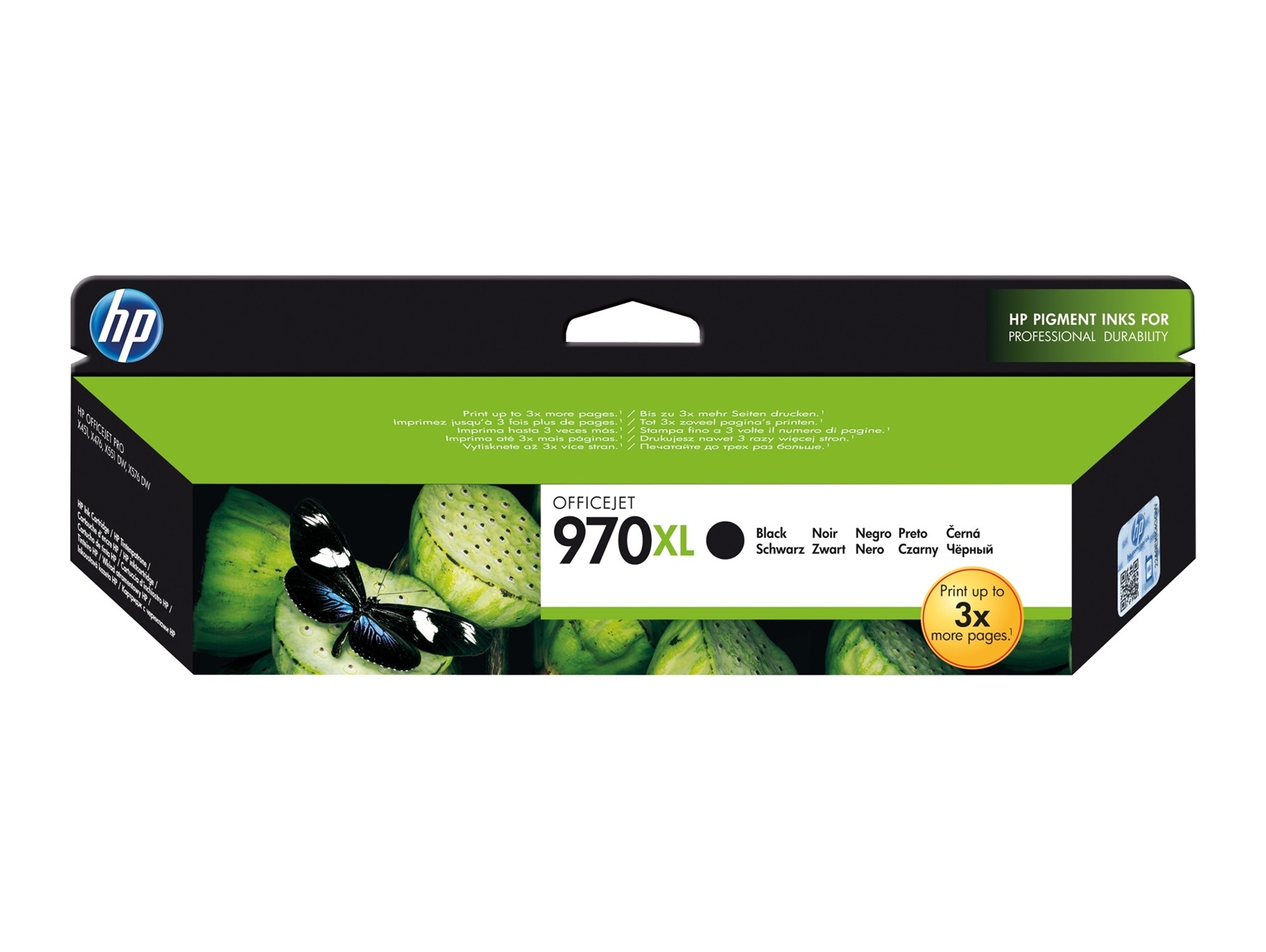 Cartucho HP 970XL original tinta negro (CN625AE)