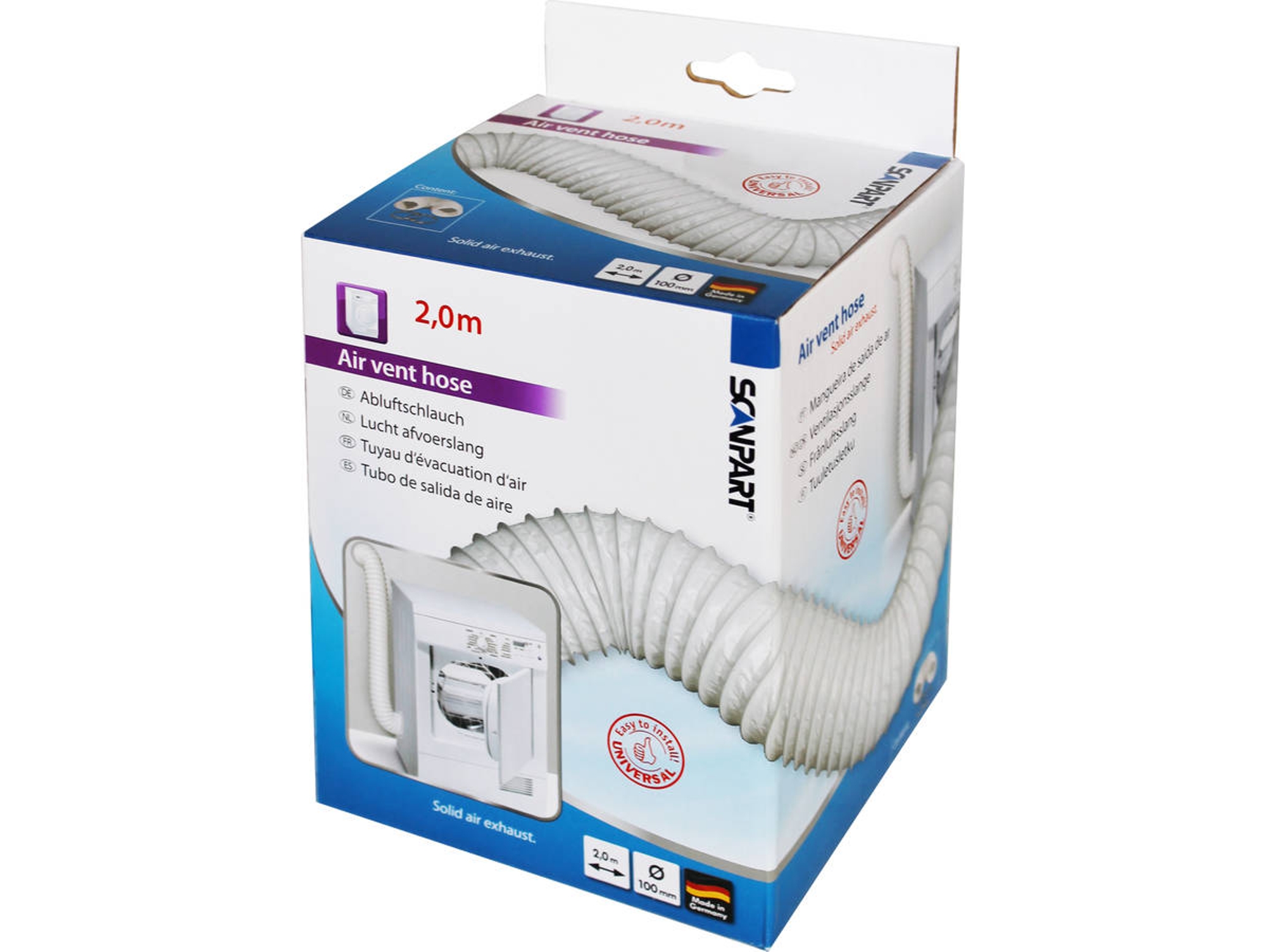 Tubo Extractor de Campana SCANPART 1130020200