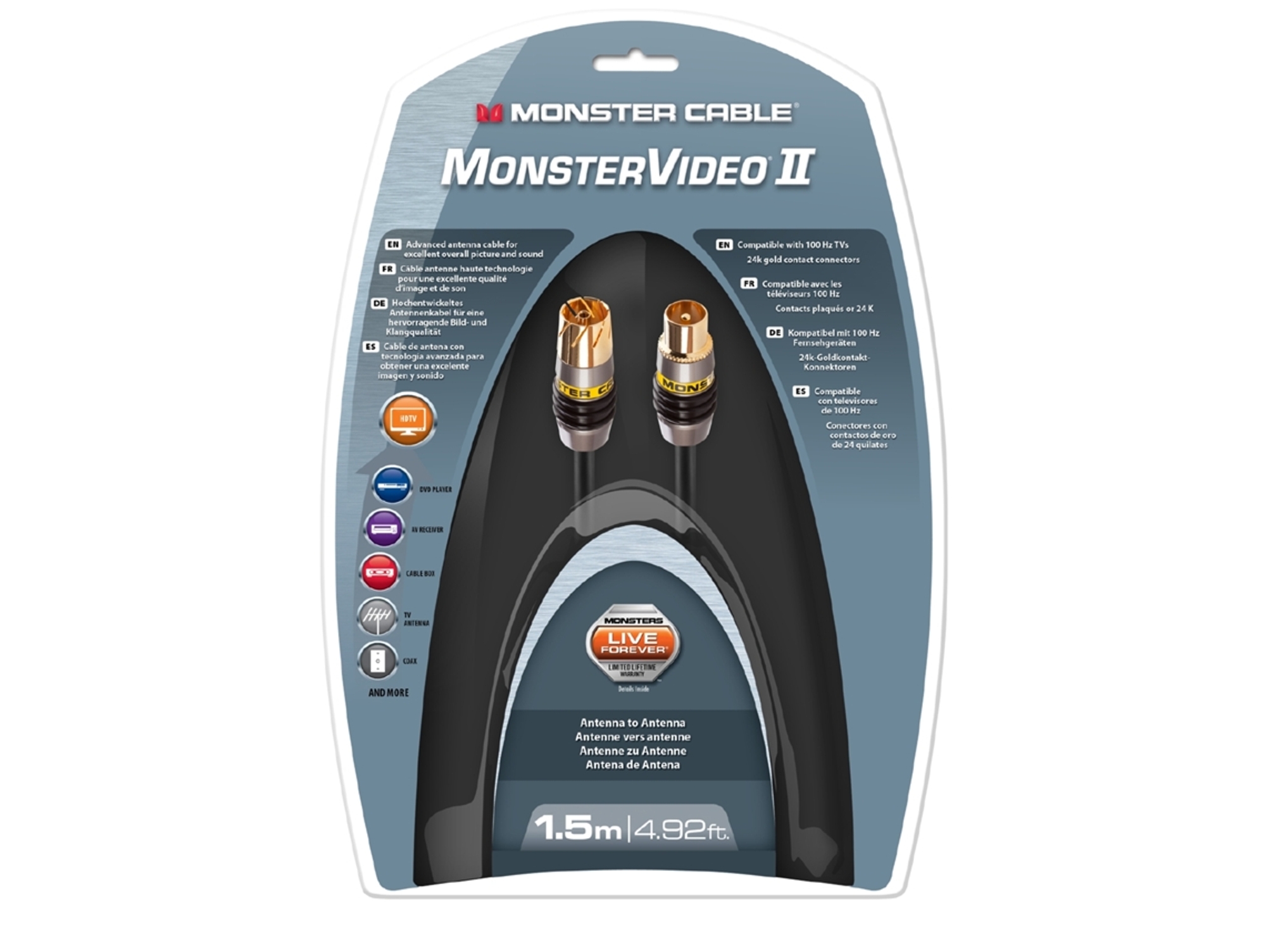 Cable de Antena MONSTER MCMV2A