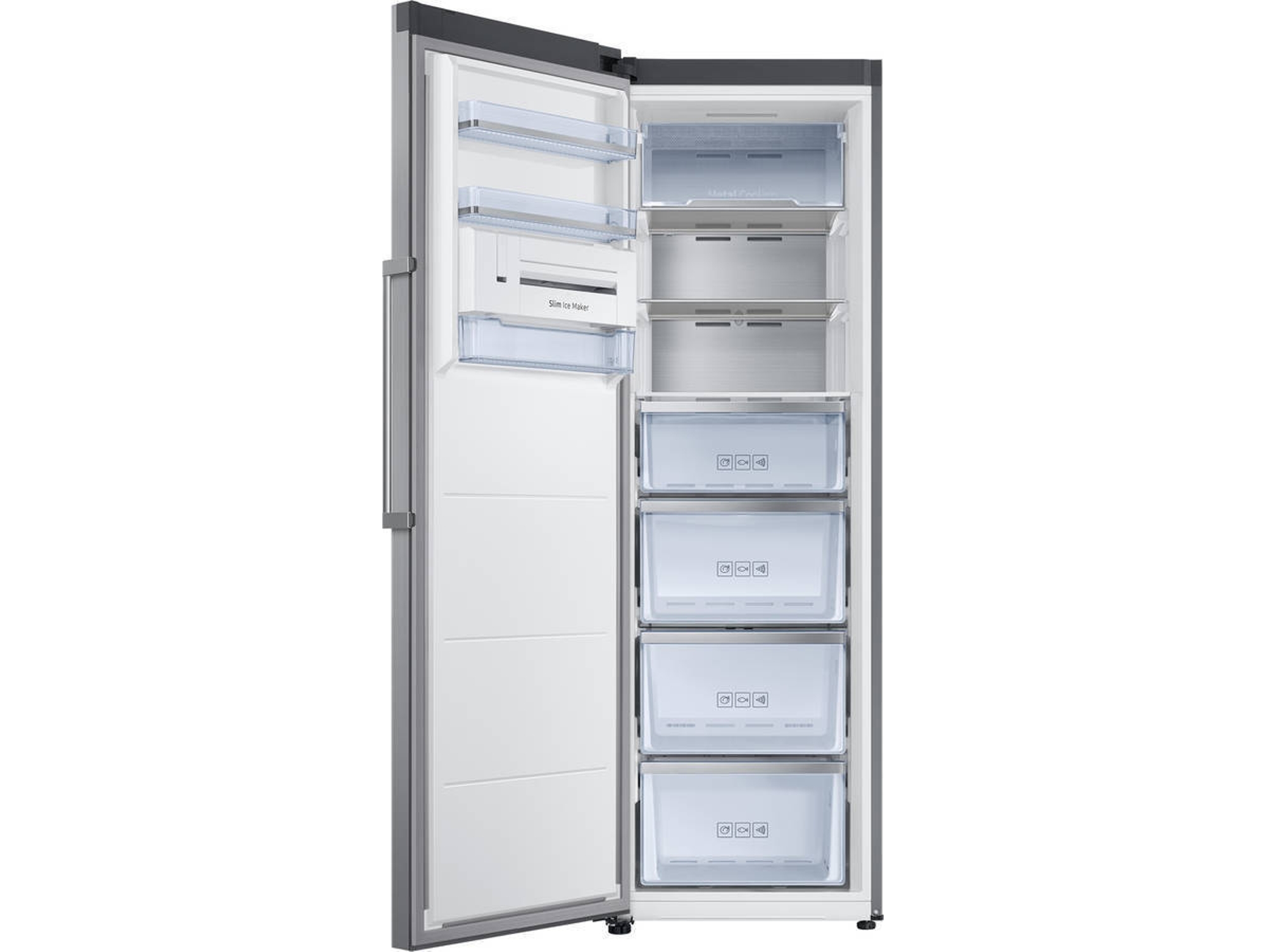 Congelador Vertical Reacondicionado SAMSUNG RZ32M7135S9/ES (Grado A - No Frost - 185.3 cm - 315 L - Inox)