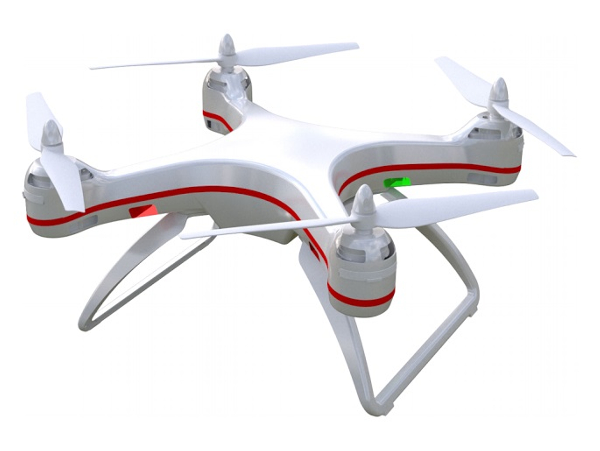 Drone Infantil NINCO NH90111 (Autonomía: Hasta 10 min - Blanco y Rojo)
