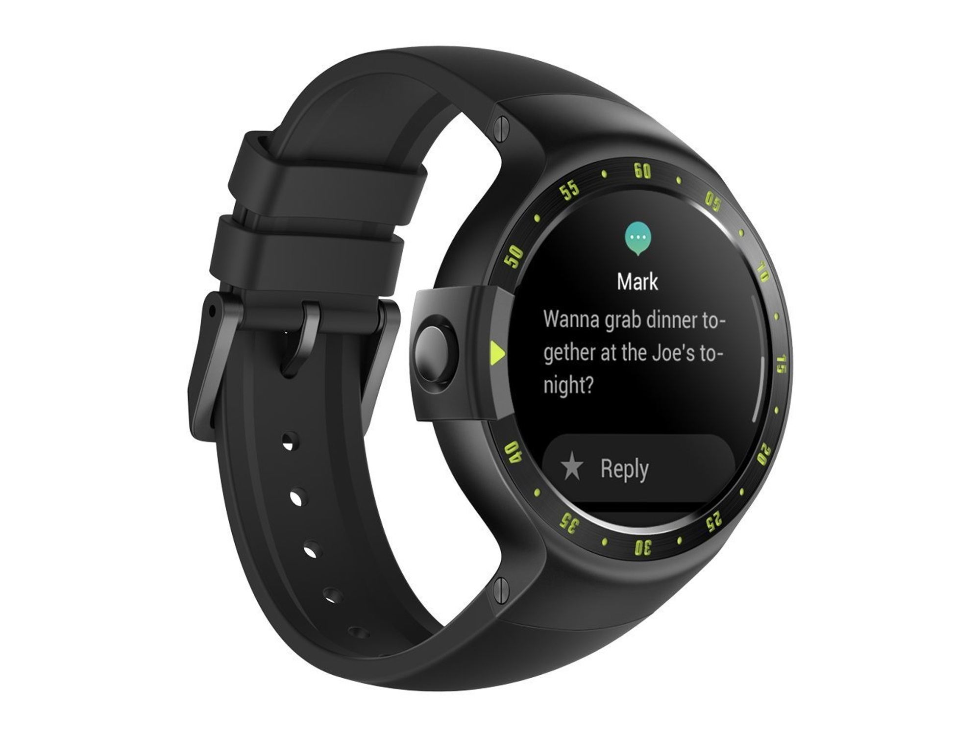 Reloj deportivo MOBVOI Ticwatch S (Bluetooth - Hasta 48 h de autonomía - Pantalla táctil - Negro)