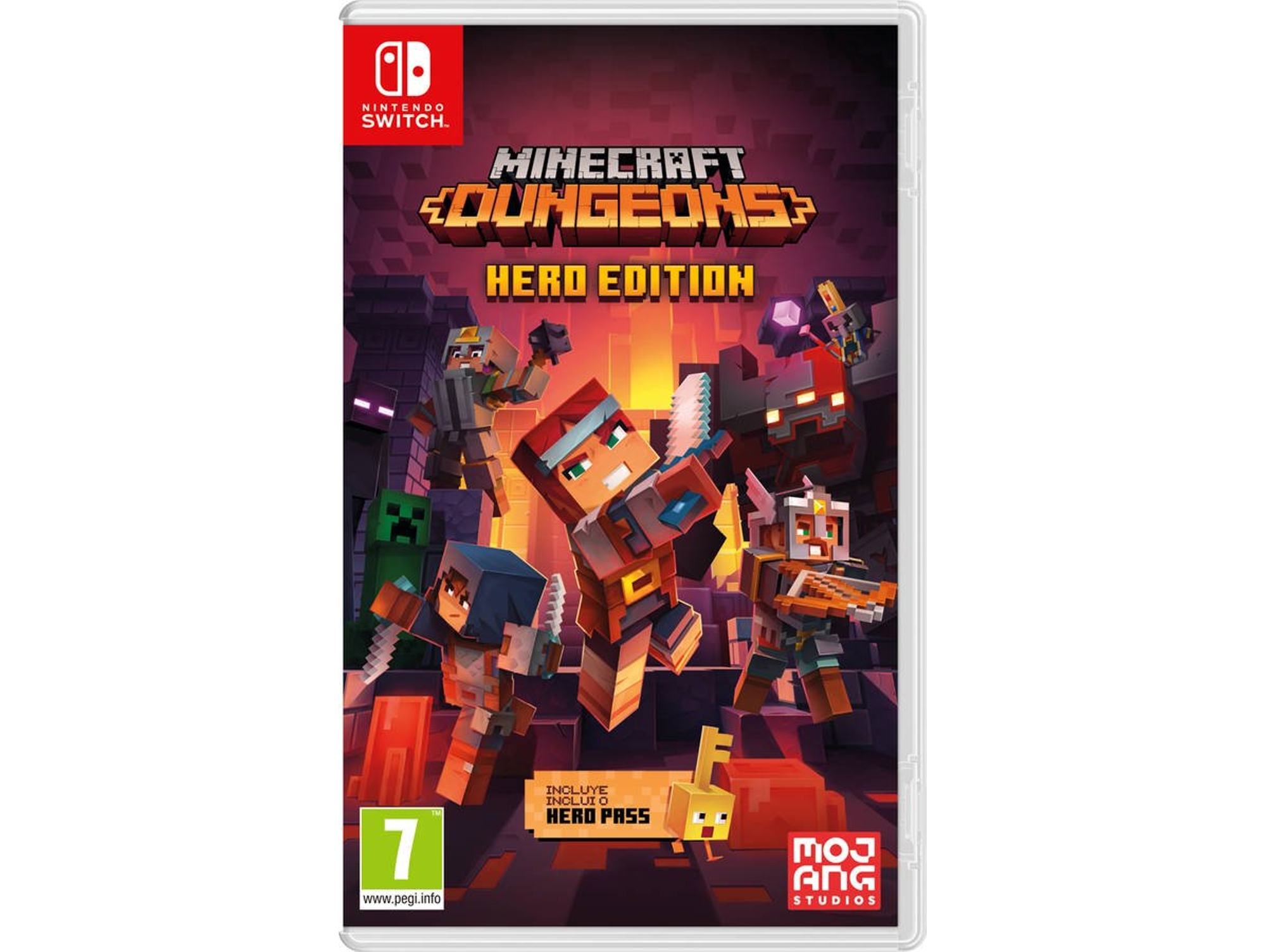 Juego Nintendo Switch Minecraft Dungeons (Hero Edition -  M7)