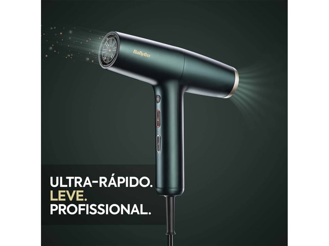 Secador de Pelo BABYLISS D6555DE AIR POWER PRO 200 KM/H (1700 W