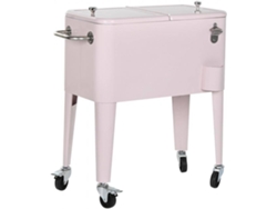 Nevera para Jardín y Terraza DKT HOME DECOR Espirit (No Eléctrica - 56 L -Rosa)