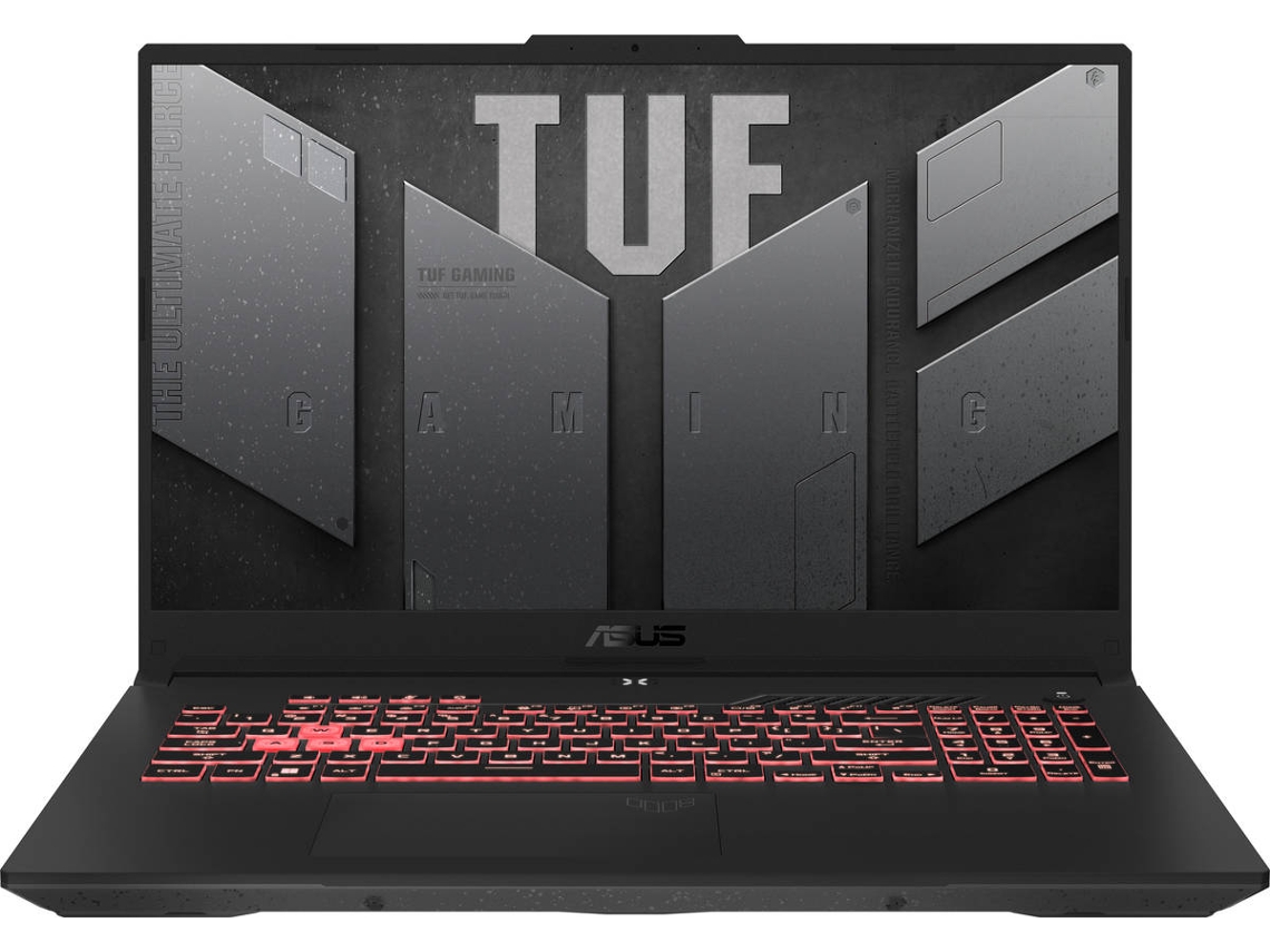 Portátil Gaming ASUS TUF Gaming FA707RM-HX044 (AMD Ryzen 7 6800H - NVIDIA GeForce RTX 3060  - RAM: 16 GB  - 1 TB SSD - 17.3 '')