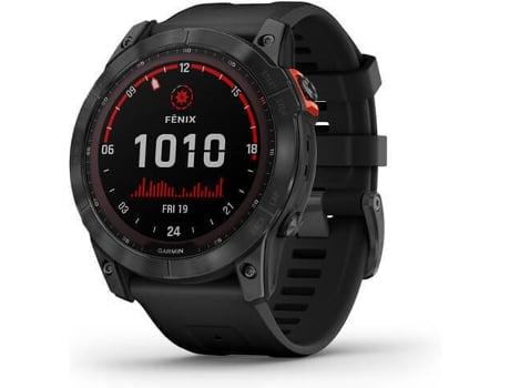 Reloj Deportivo GARMIN Fenix 7X Solar Sports Watch (Bluetooth - Hasta 37 días de energía solar - Negro)